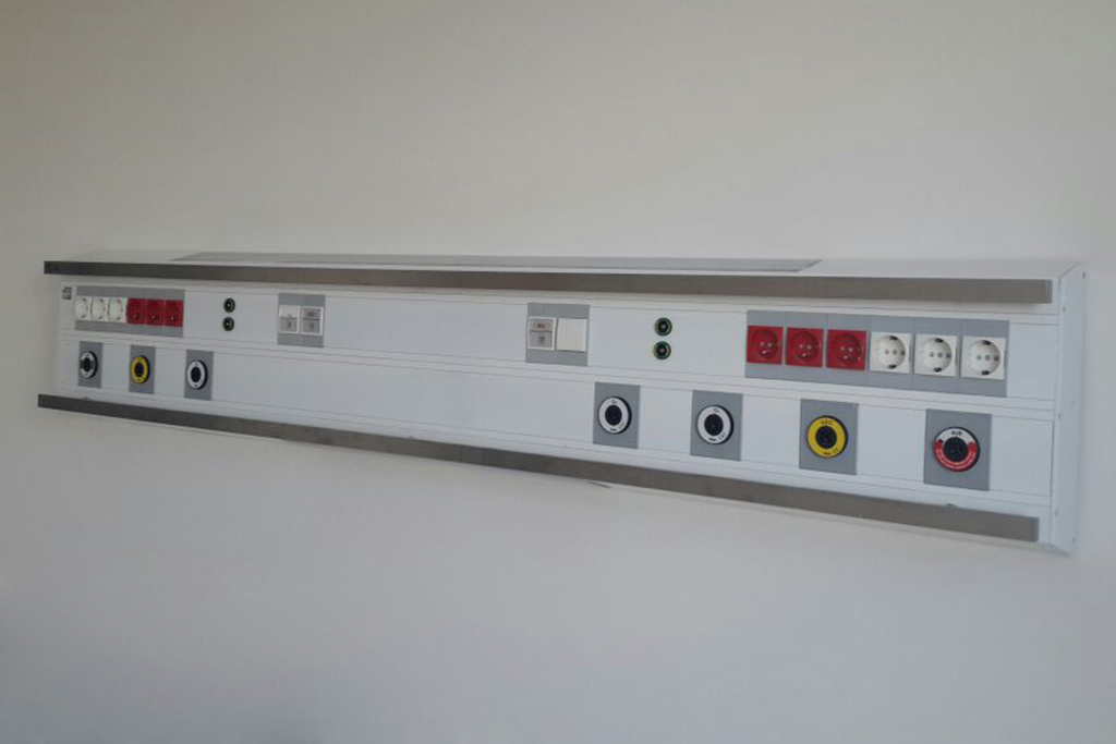 Horizontal Bed Head Unit For Icu With Light and Rail ELIF Gallery Image 4